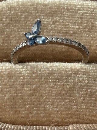 Anillo Pandora Mariposa Azul Talla 54