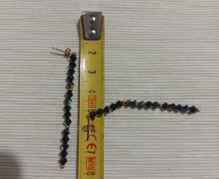 Orecchini oro giallo 750 con cristalli