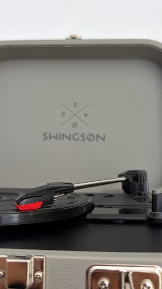 Tocadiscos Swingson Portátil Gris
