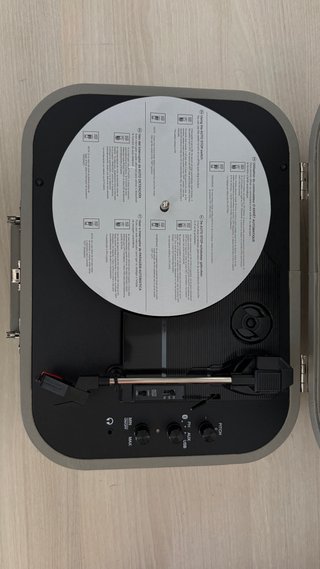 Tocadiscos Swingson Portátil Gris