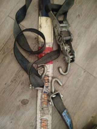 Correas de amarre profesional con trinquete x4,uds