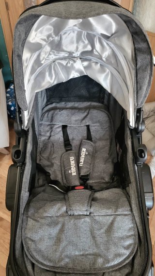 Carrito Bebé 3 en 1 Gris
