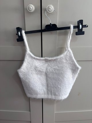 Top blanco pelito