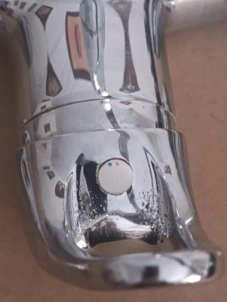 Grifo monomamdo de cocina metálico con extensor