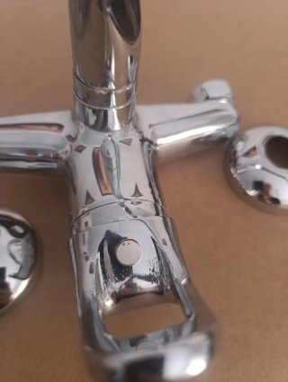 Grifo monomamdo de cocina metálico con extensor