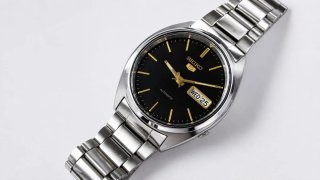 Reloj Seiko 5 Automático Azul marino/Dorado