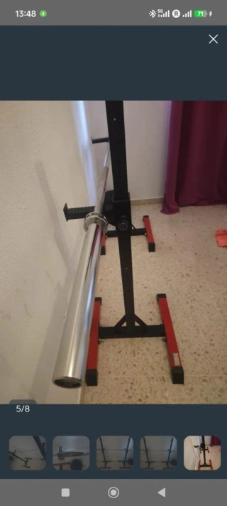 Kit Barra Olímpica 20kg + Pesos 50kg