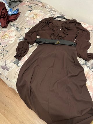 Vestido Zara Marrón