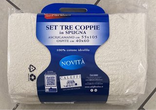 R/ Asciugamano 3+3 /             CALEFFI