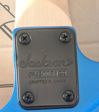 Guitarra Eléctrica Jackson JS22 Dinky Azul