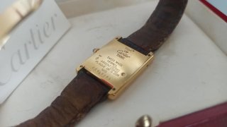 Reloj Cartier Must Tank Vermeil