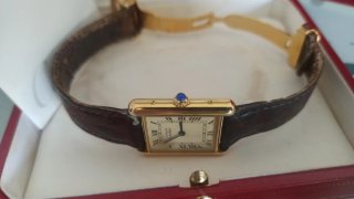 Reloj Cartier Must Tank Vermeil