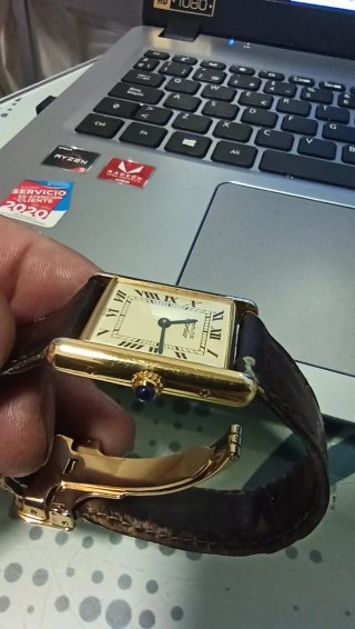 Reloj Cartier Must Tank Vermeil