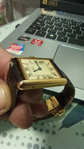 Reloj Cartier Must Tank Vermeil