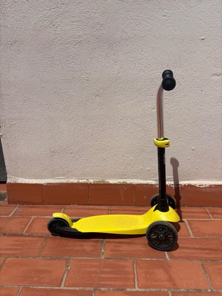 Patinete infantil 3 ruedas amarillo