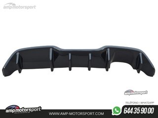 DIFUSOR TRASERO FORD FIESTA ST MK7 2012-2017 NEGRO MATE