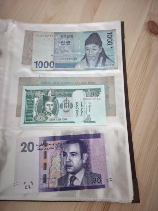 Álbum Colección Monedas y Billetes Mundo