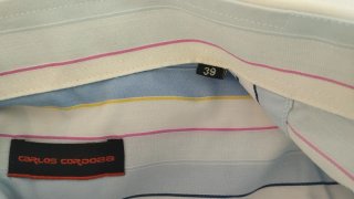 Camisa de rayas hombre