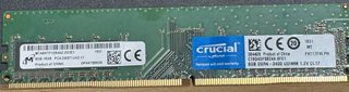 4 Módulos Memoria Crucial 2 GB DDR4 2400MHz UDIMM