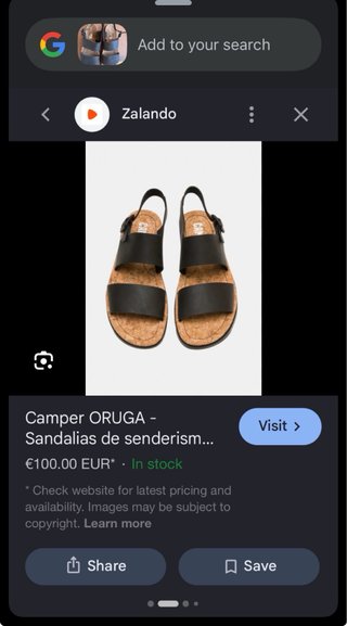 Sandalias Camper Oruga Mujer Talla 37