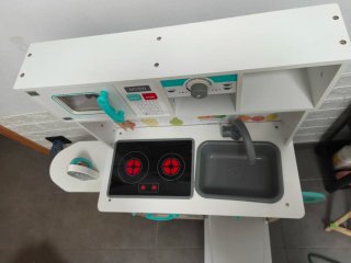 Cocina de juguete de madera