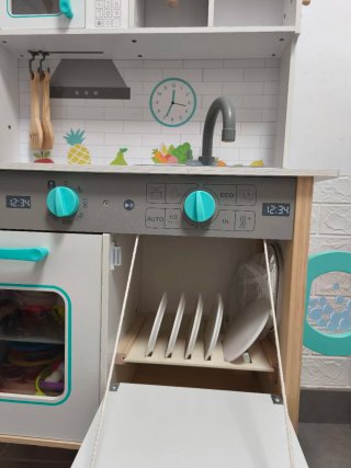 Cocina de juguete de madera