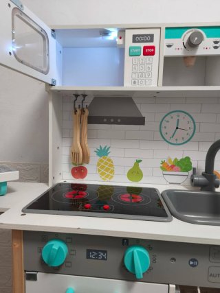 Cocina de juguete de madera