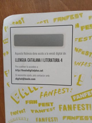 Llengua catalana i literatura, 4 Secundària, Fa...
