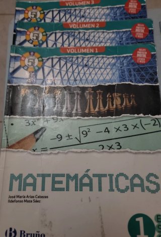 Matemáticas 1 ESO 3 volúmenes Proyecto 5 etapas