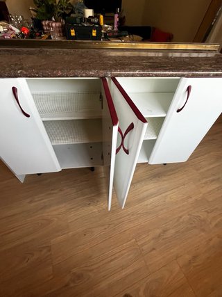 Mueble de cocina con encimera