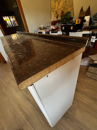 Mueble de cocina con encimera