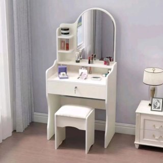 Postazione trucco completa bianca