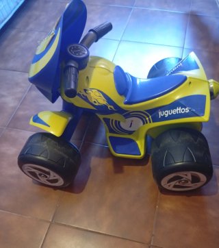 Moto Juguettos Niños Azul y Amarillo