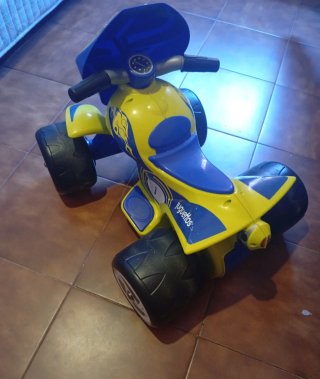 Moto Juguettos Niños Azul y Amarillo