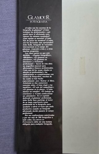 Libro fotografía glamur años 80