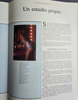 Libro fotografía glamur años 80