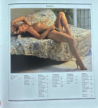 Libro fotografía glamur años 80