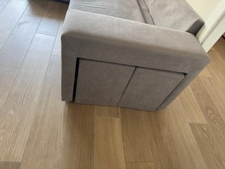Sofá Chaiselongue Gris Tela