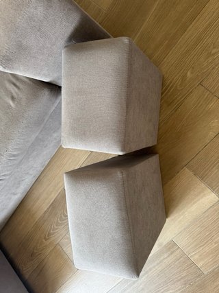 Sofá Chaiselongue Gris Tela