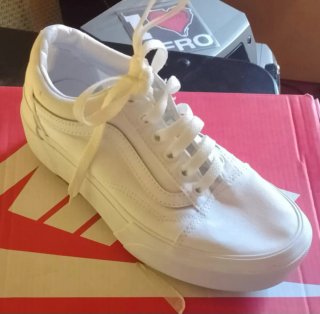 Vans Authentic bianche originali – Taglia 36