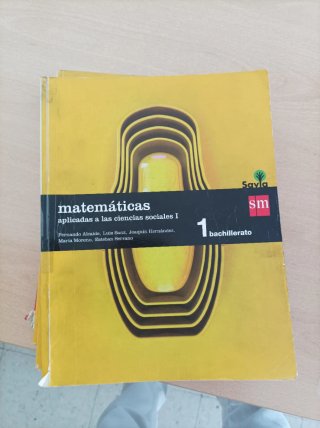Libros de matemáticas de bachillerato