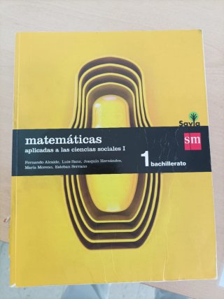 Libros de matemáticas de bachillerato
