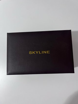 Reloj Skyline Negro y Plateado