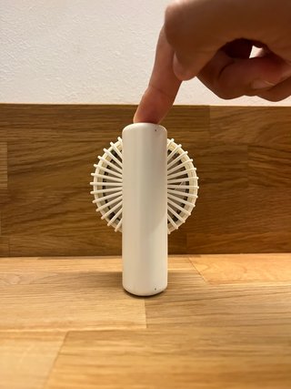 Ventilatore portatile USB ricaricabile a 3 velocità