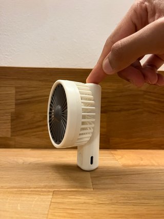 Ventilatore portatile USB ricaricabile a 3 velocità