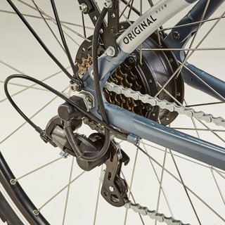 Bicicleta eléctrica trekking doble suspensión Riverside