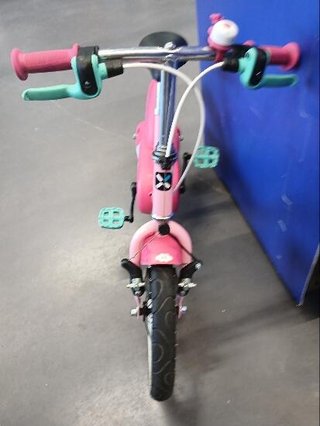 Bicicleta niños 14 pulgadas Btwin 500 unicornio rosa 3-4,5