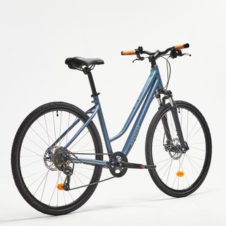 Bicicleta de trekking cuadro bajo Riverside 500 LF azul