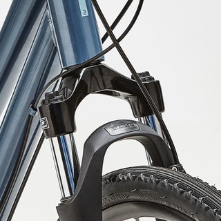 Bicicleta de trekking cuadro bajo Riverside 500 LF azul