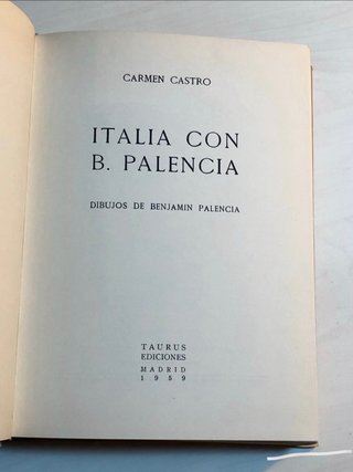 Italia con B. Palencia para Luis M